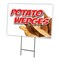 Signmission Potato Wedges Yard Sign & Stake outdoor plastic coroplast window, C-1216 Potato Wedges C-1216 Potato Wedges - alternate 1